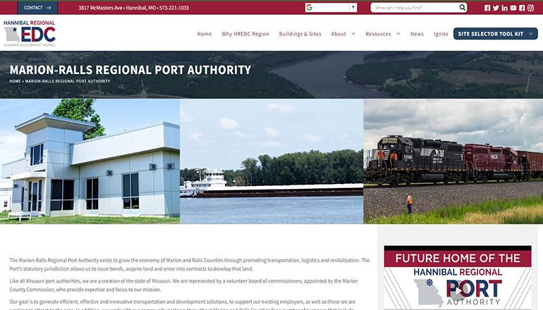 Marion-Ralls Regional Port Authority website