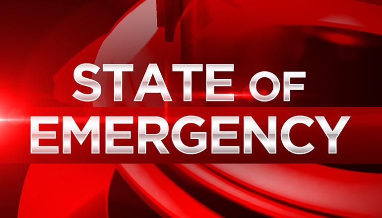 State of Emergency News Graphic