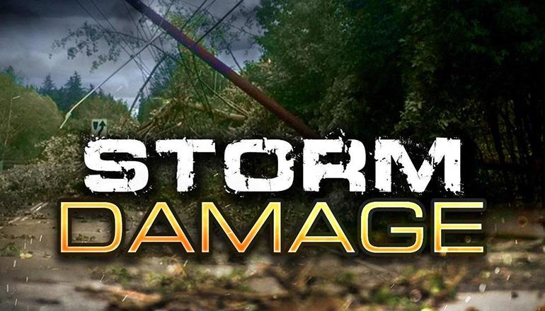 Storm Damage News Graphic