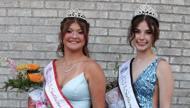 Excitement filled the air as a lively crowd gathered for the 2023 Sullivan County Fair Queen & Junior Miss Pageant on Thursday, June 29, 2023. Four young ladies competed for the Junior Miss title, while three vied for the Fair Queen crown. Kennedy Parrish was chosen as the Fair Queen. She is the daughter of Shawn and Jackie Parrish. Miss Parrish received a bouquet of flowers from Northern Blooms Floral and Decor, a personalized bag from the DeLeon family, hair products from The Hair Gallery, and a gift certificate from Rural Nutrition. Her tiara was sponsored by Complete Family Chiropractic and Wellness, and her official photo will be taken by Monumental Moments Photography. Additionally, Miss Parrish was awarded a $175 cash prize, generously provided by donations from Pettijohn Ford, Trenton, MO, Kirksville Motors, and Double O Berries. Phyllis Helton claimed the Junior Miss title. She is the daughter of Ryan and Susan Crist. Miss Helton received a hair product gift set, a bouquet of flowers sponsored by Wildflower Grove, a personalized tote sponsored by the DeLeon family, a $75 cash scholarship from NEMR Telecom, and a gift certificate from Rural Nutrition. She was also presented with a tiara sponsored by Complete Family Chiropractic & Wellness, along with a sash. Monumental Moments Photography will capture her official photo. Kylee Smith, daughter of Stacy Bowe and Gingo Smith, secured the first runner-up position in the Junior Miss division. She was awarded a bouquet of flowers, a basket of hair care products, and a $25 cash scholarship provided by Wallace Concessions. Avery Pickering was named Crowd Favorite in the Queen division, while Kylee Smith earned the Crowd Favorite title in the Junior Miss division. Both girls received a $25 cash prize. Kylee Smith and Kennedy Parrish were crowned Miss Photogenic. Each of them will receive a 15-minute mini-session from JAH Photos. The competition received numerous gifts and donations from the community, while dedicated volunteers played an instrumental role in ensuring the success of the program and competition. Sullivan County Fair Queen Kennedy Parrish and Junior Miss Phyllis Helton will preside over the Sullivan County Fair festivities. Miss Kennedy Parrish will have the opportunity to compete at the Missouri State Fair in Sedalia for the title of Missouri State Fair Queen.