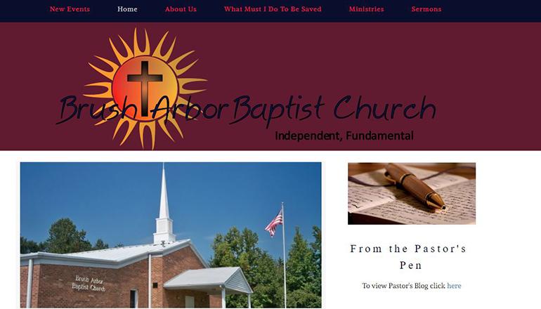 Brush Arbor Church website