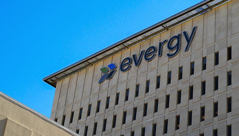 Evergy headquarters in downtown Topeka, Kansas (Photo by Sherman Smith - Kansas Reflector)