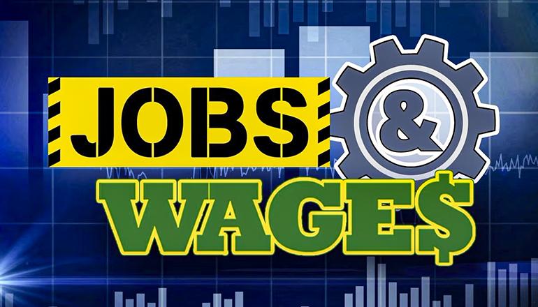 Jobs and Wages News Graphic