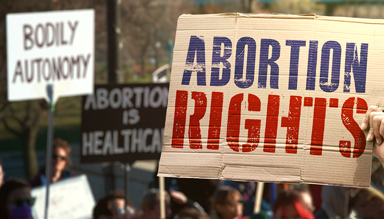 Abortion Rights News Graphic