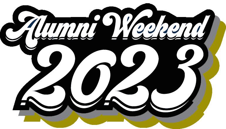 Alumni Weekend 2023 News Graphic
