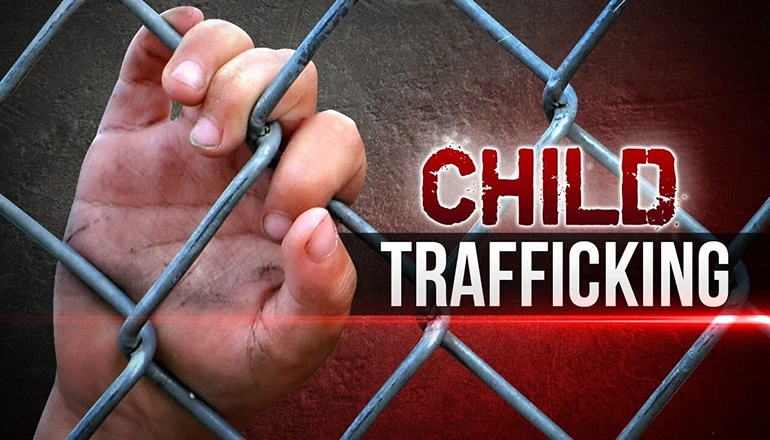 Child Trafficking news graphic