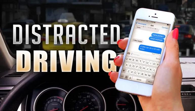 DIstracted Driving News Graphic