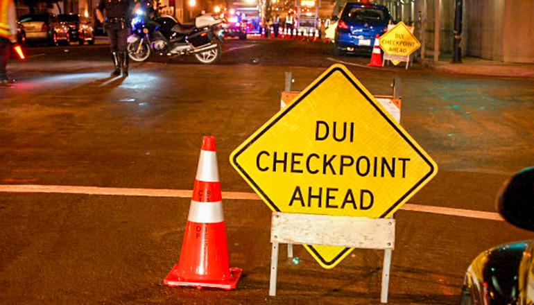 DUI Checkpoint Ahead News Graphic