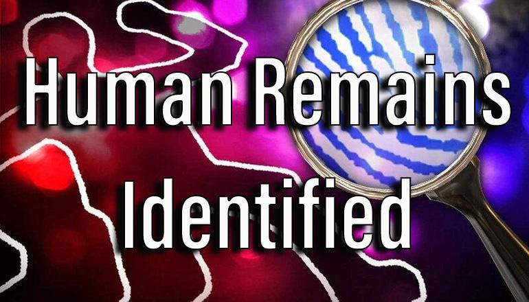 Human Remains Identified News Graphic