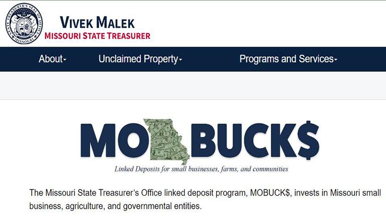 MoBucks Farm Relief Program website