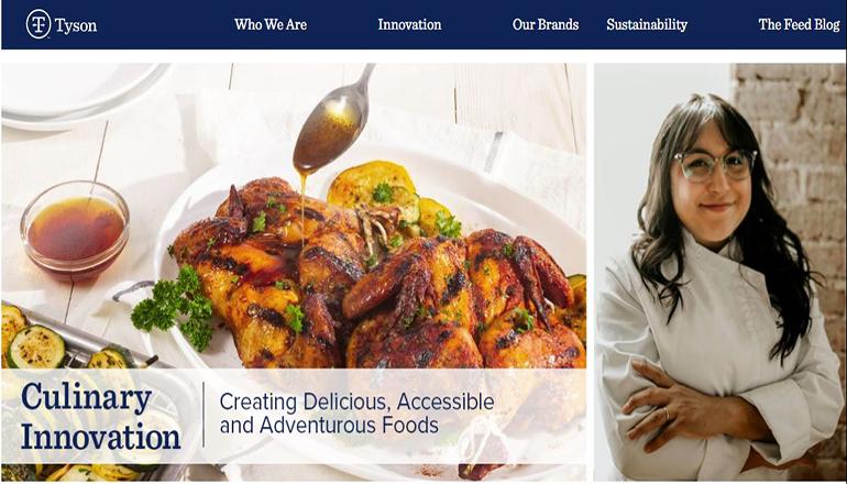 Tyson Foods Website