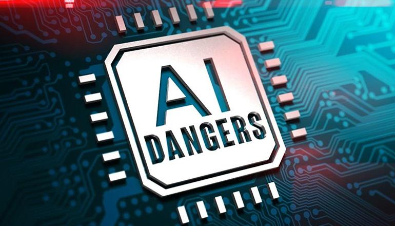 AI or artificial intelligence dangers news graphic