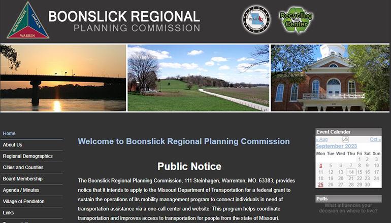 Boonslick Regional Planning Commission website