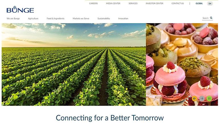 Bunge Limited website, Chesterfield Missouri