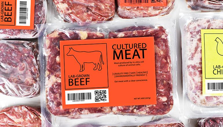 Cultured meat labeling (lab grown meat)