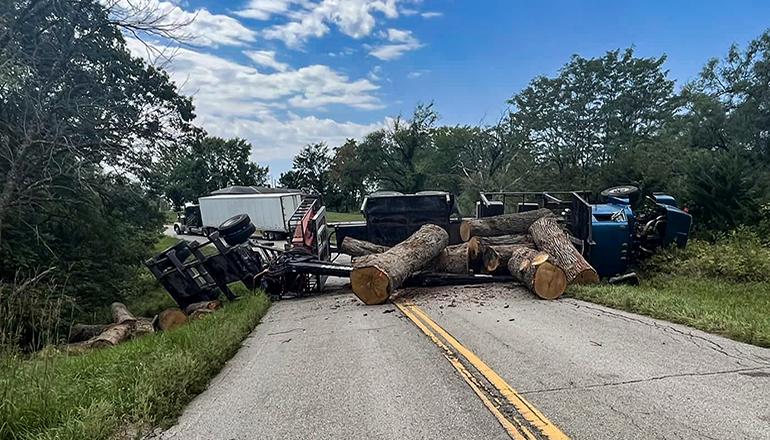 Mercer County Semi collission
