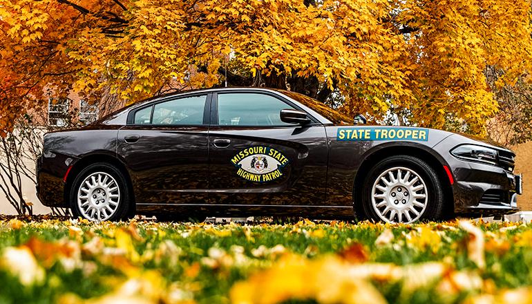 Missouri State Highway Patrol (MSHP) Brown Patrol Car News Graphic