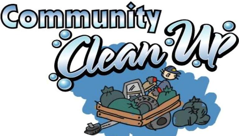 Community Clean Up news graphic