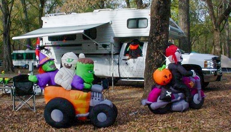 Halloween Campers in Missouri State Parks