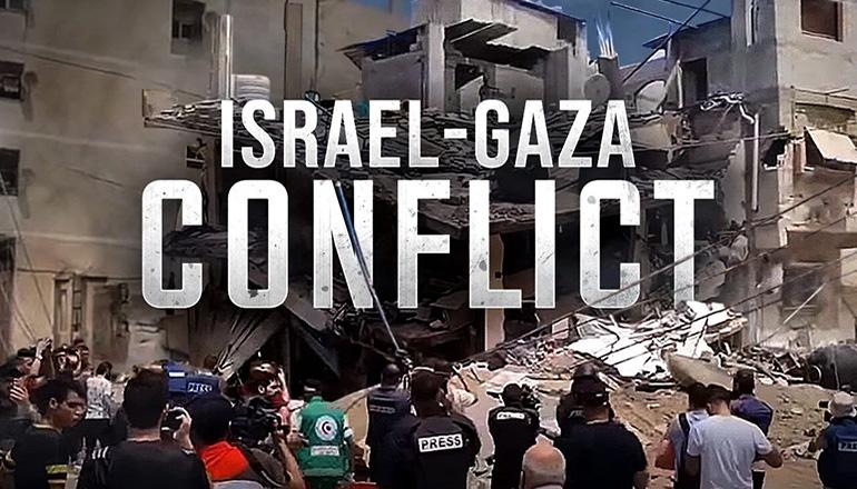 Israel - Gaza Conflict news graphic