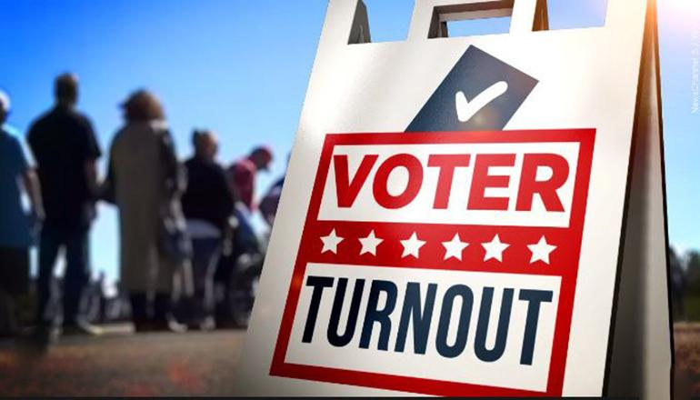 Voter Turnout News Graphic