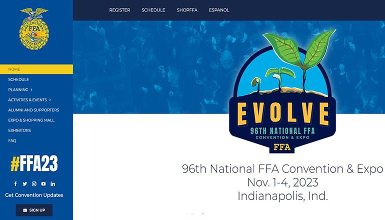 2023 96th Annual FFA Convention Website