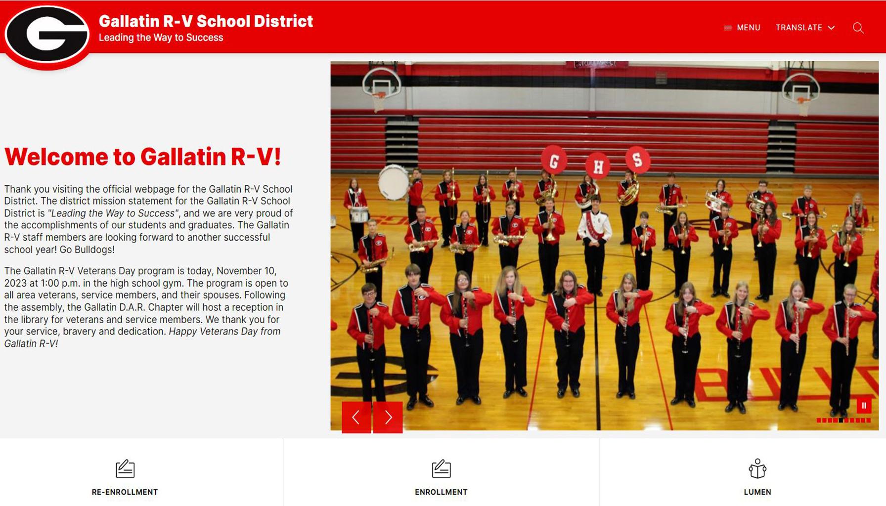 2023 Gallatin R-5 website