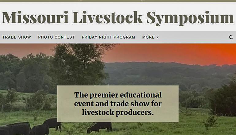 2023 Generic Missouri Livestock Symposium website