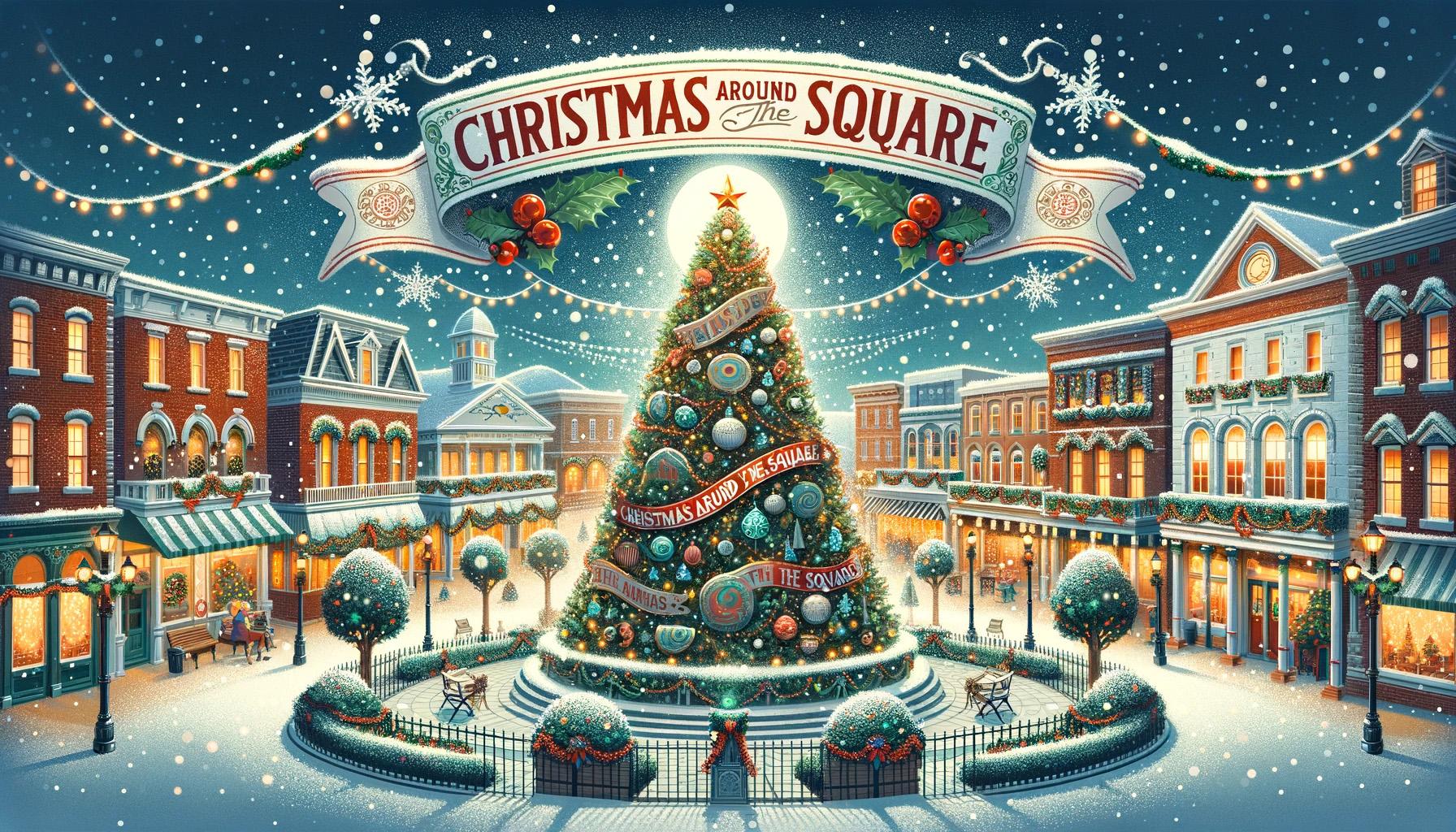 Christmas Around the Square news graphic