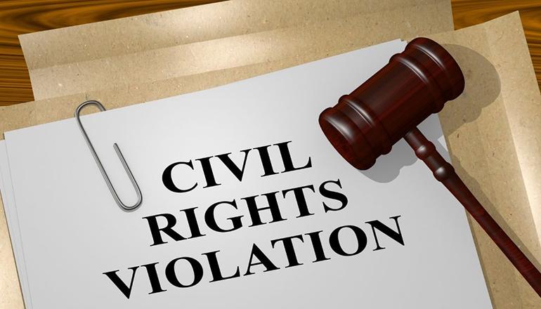 Civil Righs VIolation News Graphic