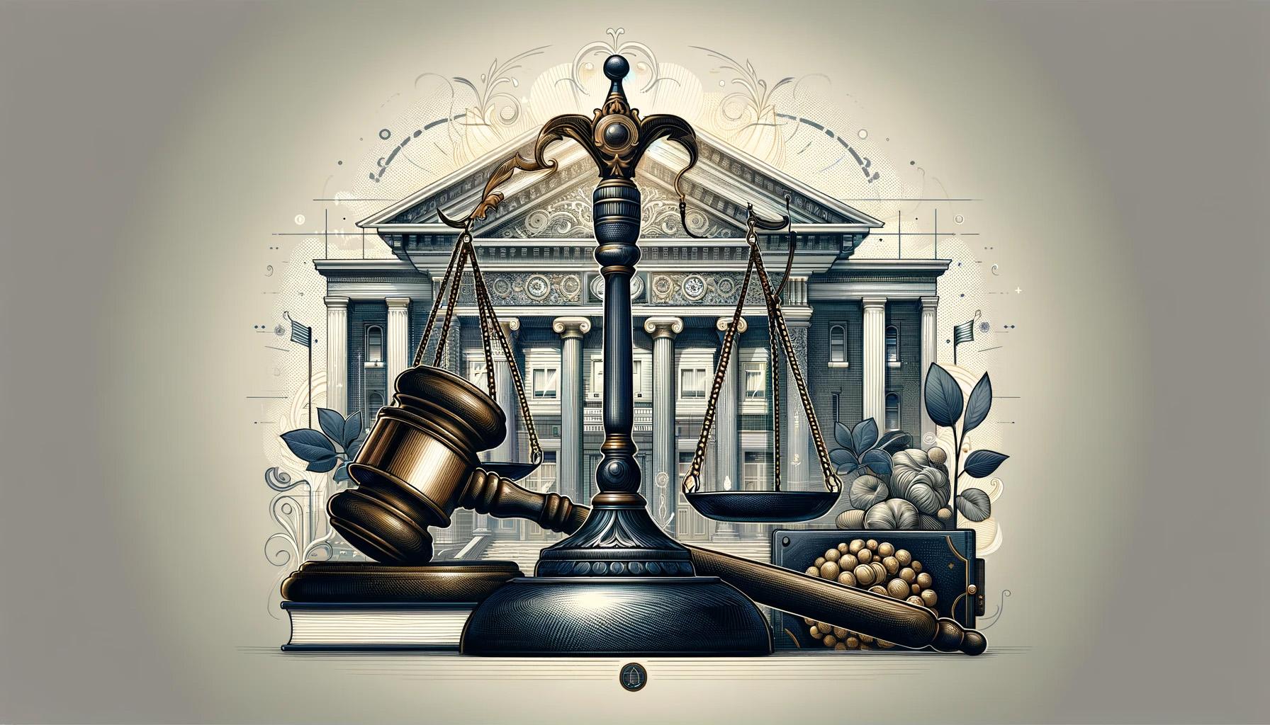 Legal or Court news graphic (Works for Associate or Division 1)