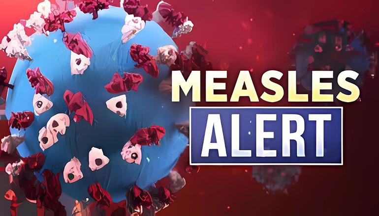 Measles Alert News Graphic