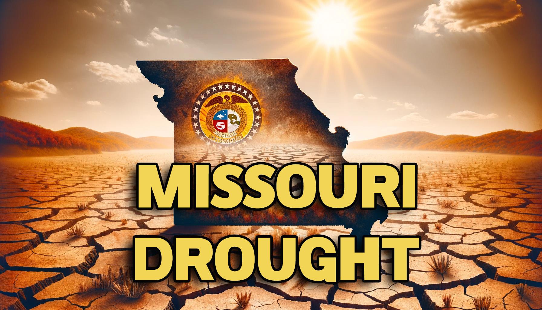 Missouri Drought with state News Graphic