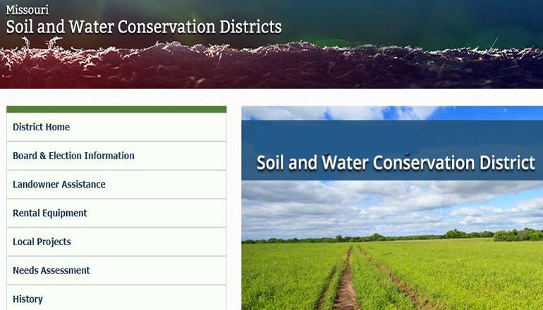 Missouri Soil and Water Conservation Districts website