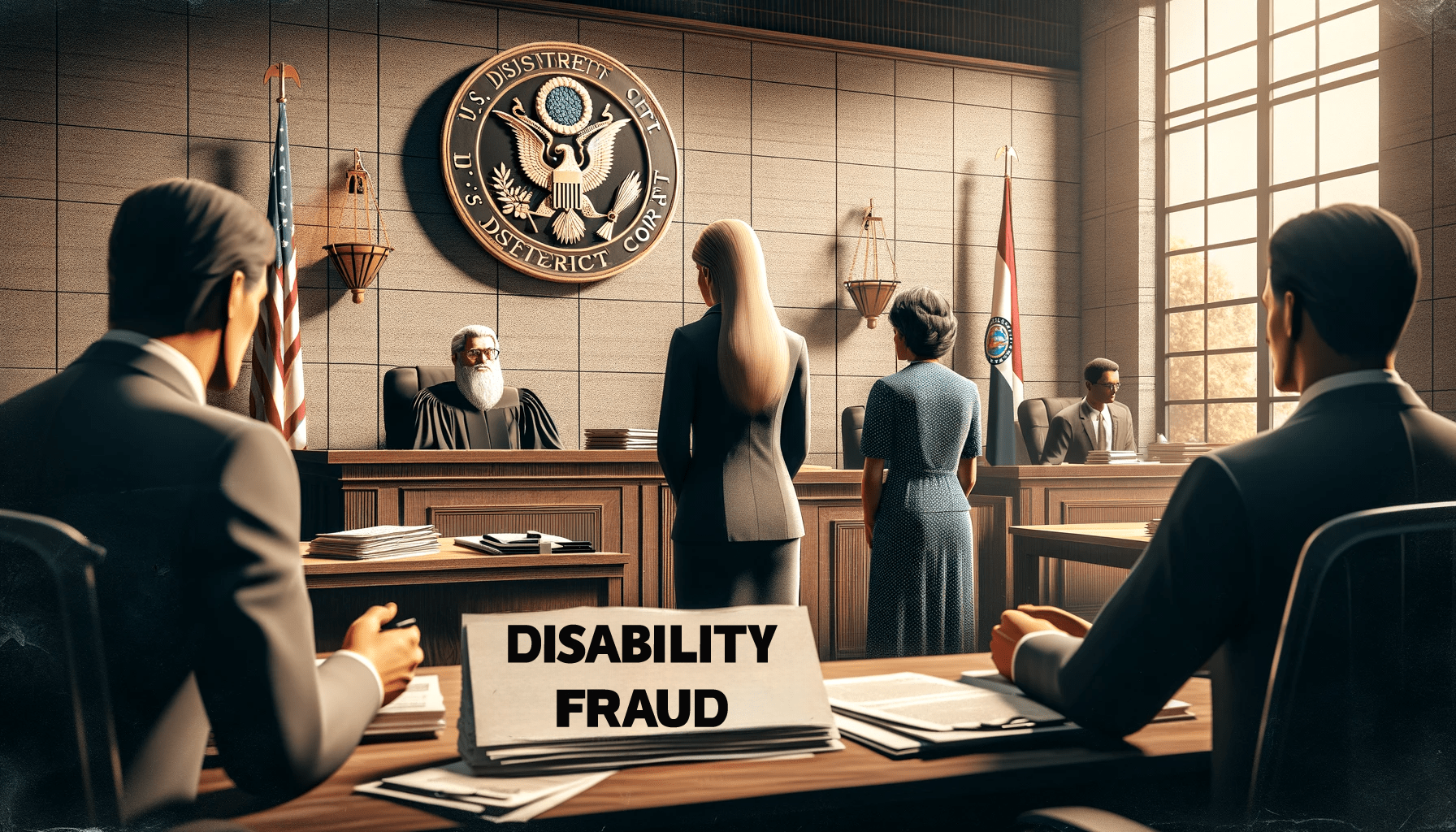 Disability Fraud News Graphic
