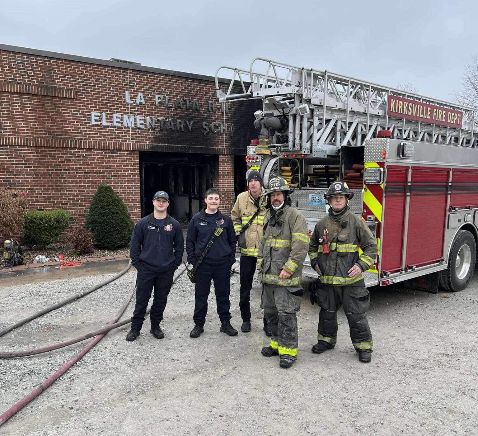 Fire marshal investigates La Plata school fire