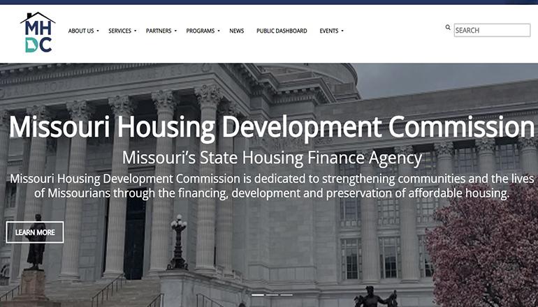Missouri Housing Development Commission website