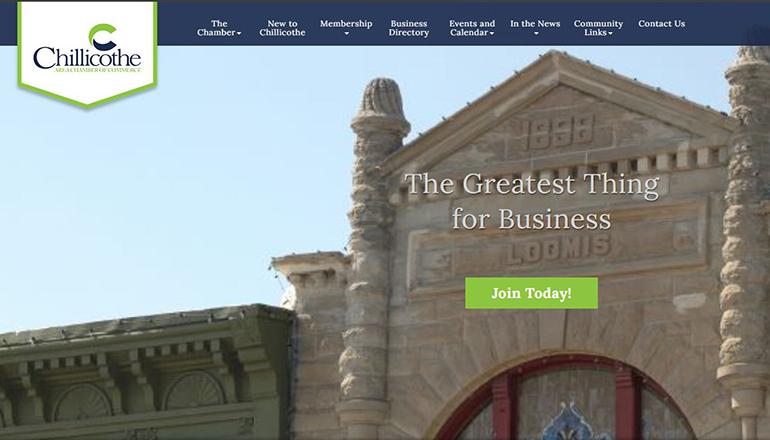 2024 Chillicothe Chamber of Commerce website
