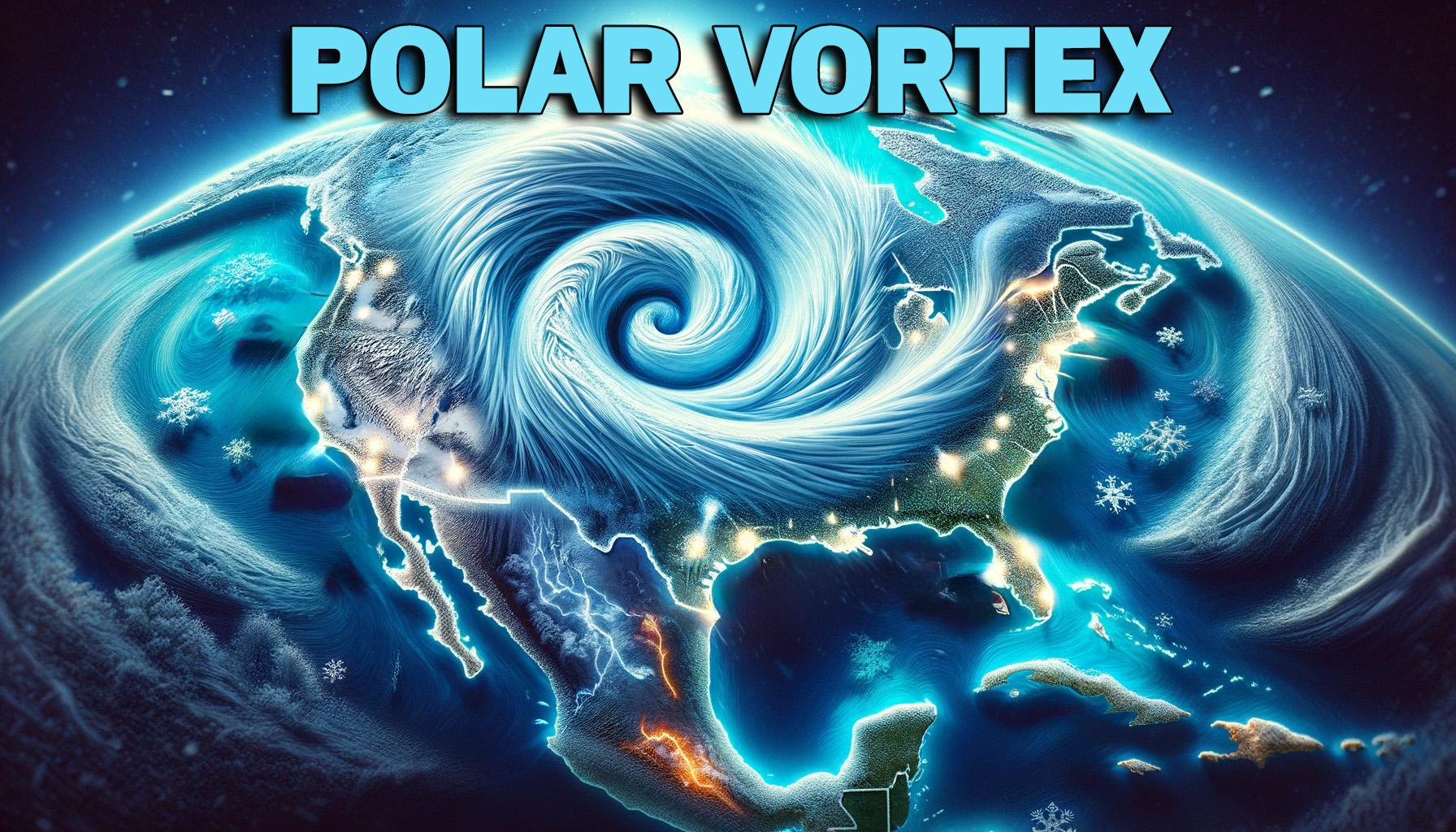 Polar Vortex Weather and News Graphic