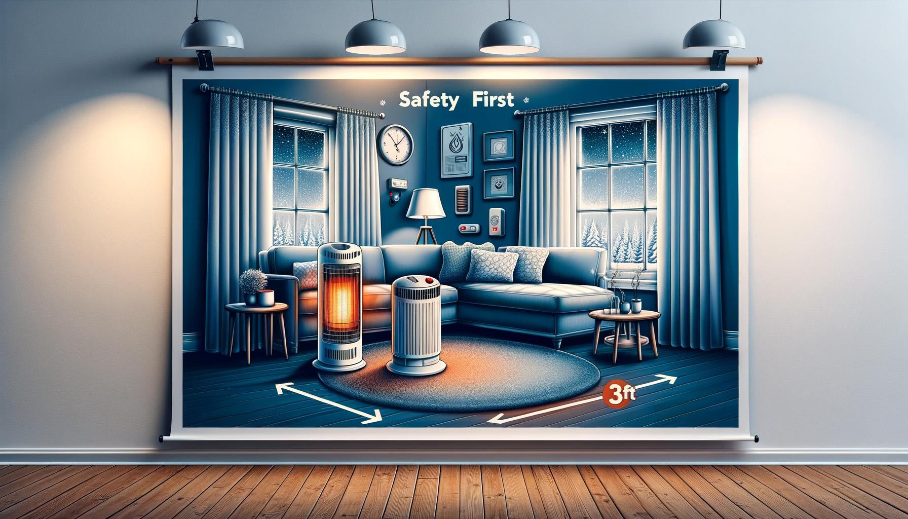 Space Heater Safety News Graphic