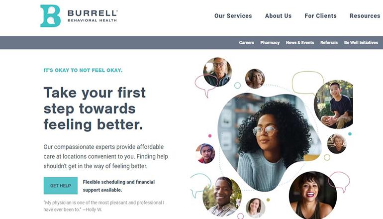 Burrell Health website