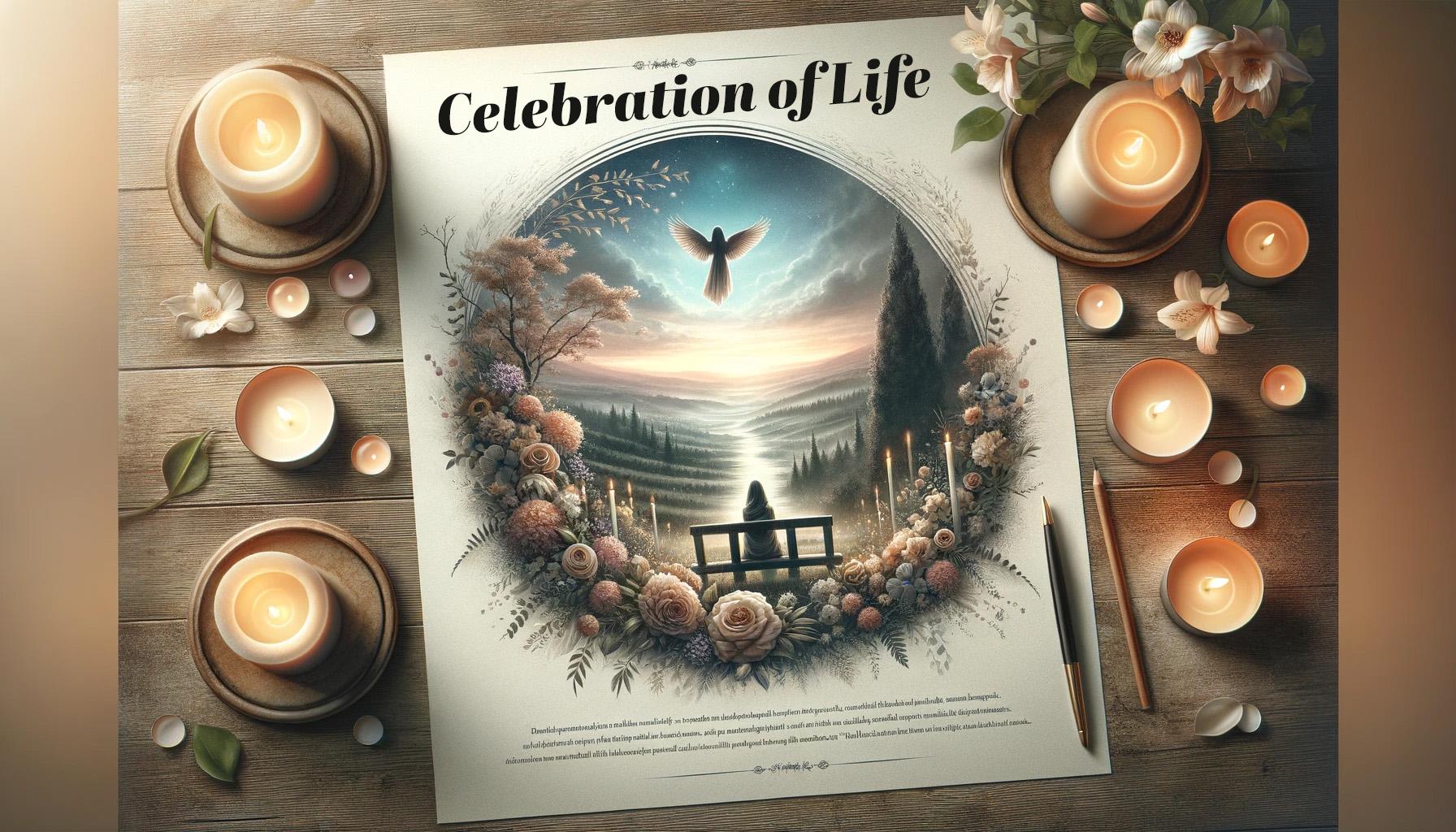 Celebration of Life news graphic