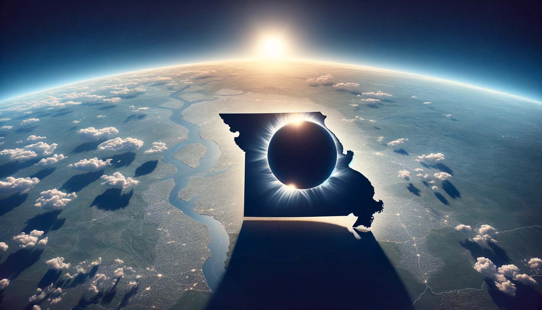 A solar eclipse across Missouri