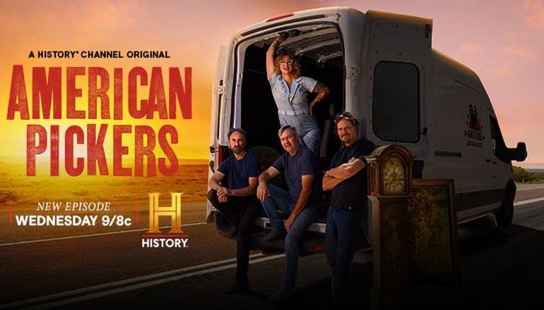 American Pickers TV Show News Graphic
