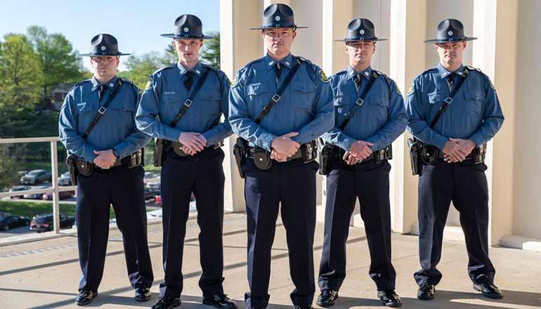 Five New Troopers Graduate from MSHP Acadey