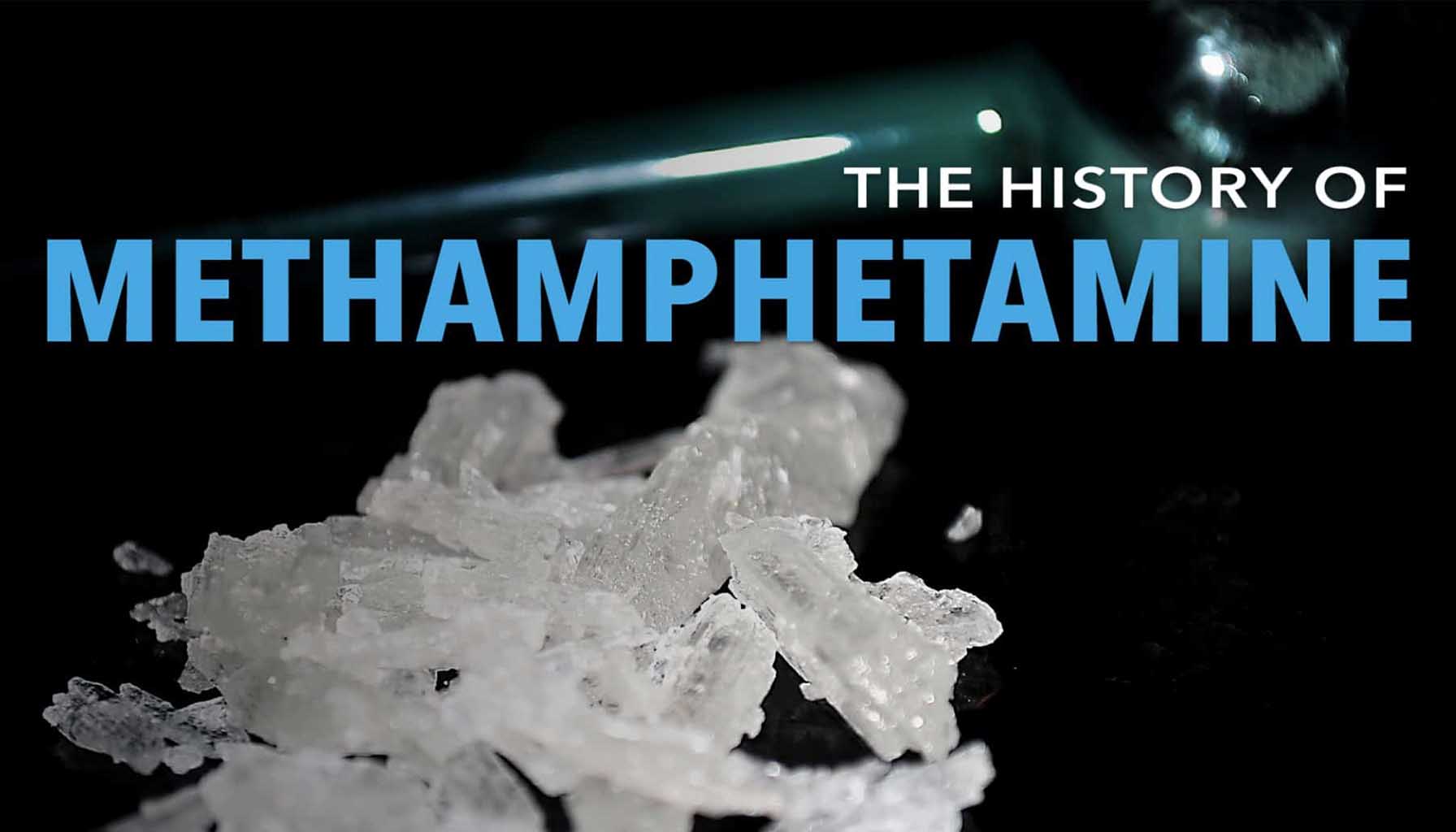 History of Methamphetamine news graphic