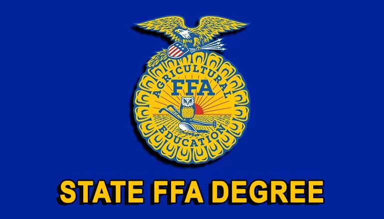 State FFA Degree News Graphic