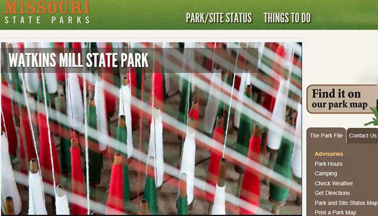 Watkins Mill State Park Website