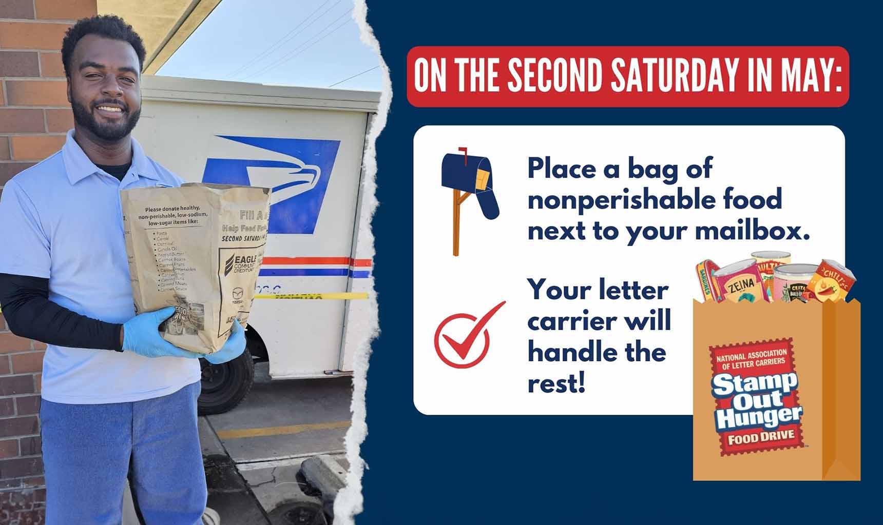 Trenton Post Office plans food drive on May 11 to aid local pantry