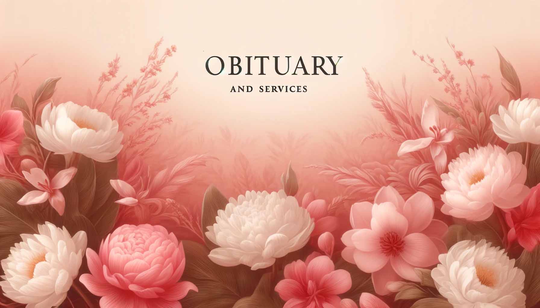 Obituary and Services Generic floral pink